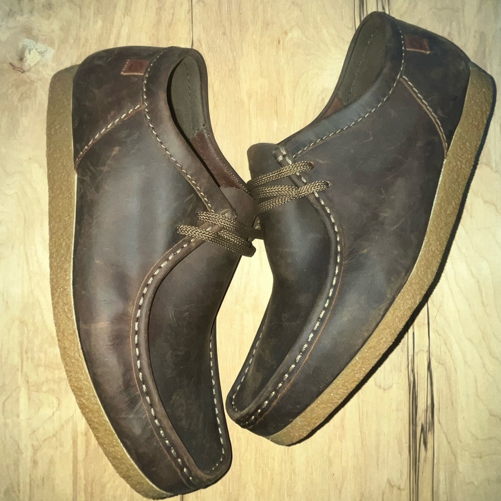 Clark’s Leather Wallabies